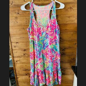 Lilly Pulitzer Hampton tank dress in Fan Sea Style 24576